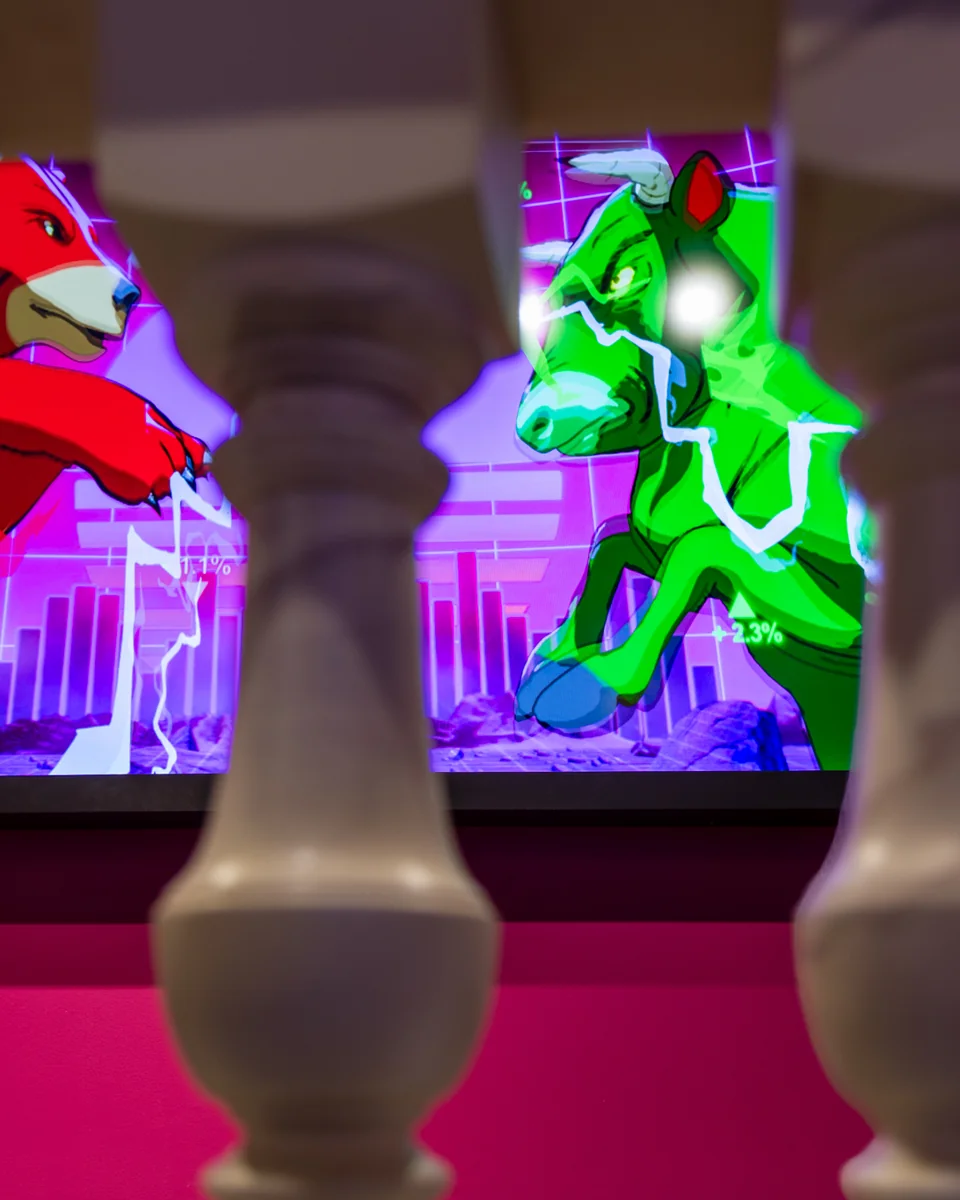 Bulls vs Bears exhibit at MoFun
