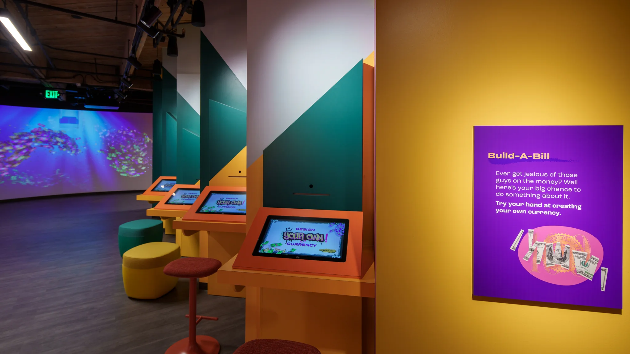 Currency Designer exhibit at MoFun